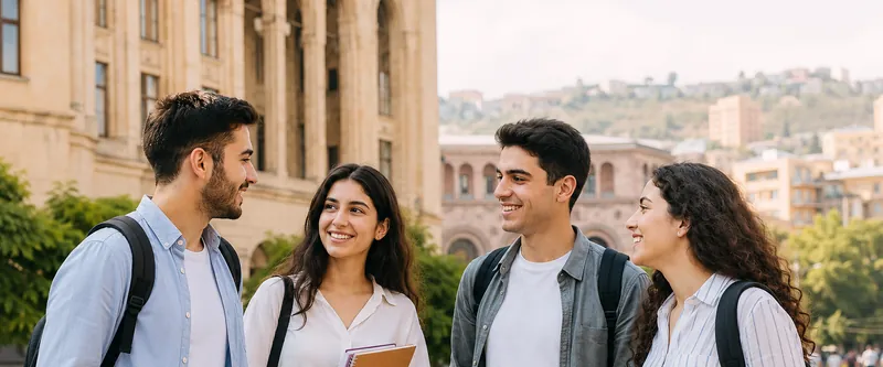 Students in Yerevan